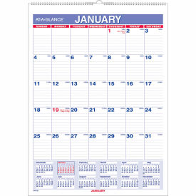 Monthly Wall Calendar with Ruled Daily Blocks, 8 x 11, Jan to Dec, 2025