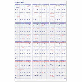 Yearly Wall Calendar, 24 x 36, Jan to Dec, 2025