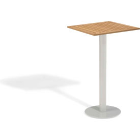 24" Square Outdoor Bar Table - Tekwood Natural