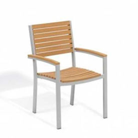 Travira Outdoor Armchair - Tekwood Natural (2 pk)
