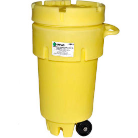 1259-YE Wheeled Poly-Overpack Salvage Drum - 50 Gallon Capacity