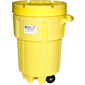 Wheeled Poly-Overpack Salvage Drum - 95 Gallon Capacity