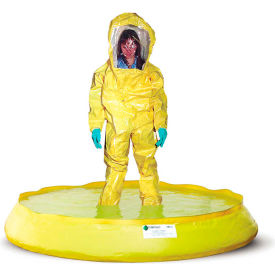 5901-YE-D HazMat Pool with Drain - 74" x 74" x 8"