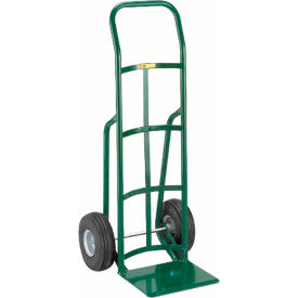 Reinforced Nose Hand Truck T-200-10FF - Continuous Handle - 10" Flat Free Wheels