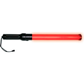 LED Baton, Red, 21"L, Visible Up to 3000 Yards