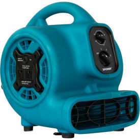 Mini Air Mover w/Daisy Chain & 3-Hour Timer, 4 Positions 3 Speeds 1/5 HP