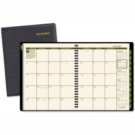 Recycled Monthly Planner with Perforated Memo Section, 8.75 x 7, Jan to Dec, 2025