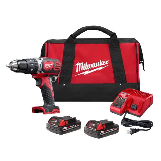 M18 Compact 1/2 in. Hammer Drill/Driver Kit with Compact Batteries