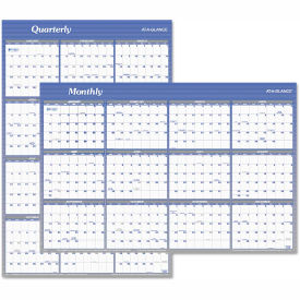 Vertical/Horizontal Erasable Quarterly/Monthly Wall Planner, 24 x 36, 2025