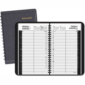 Daily Appointment Book with 15-Min Appointments, 8 x 5, Jan to Dec, 2025