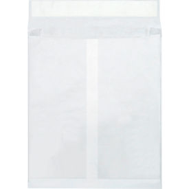Self Seal Expandable Envelopes, Side Opening, 12"W x 16"L x 2"D, White, 100/Pack