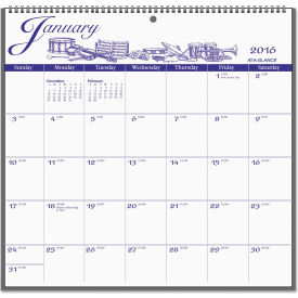 Illustrators Edition Wall Calendar, 12 x 12, Jan to Dec, 2025