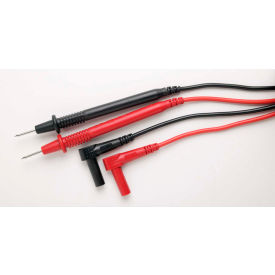 TL803 Double Injected Test Leads, Stainless Steel, 12"L