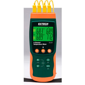 Datalogging Thermometer SDL200, Green/Orange, Case Included
