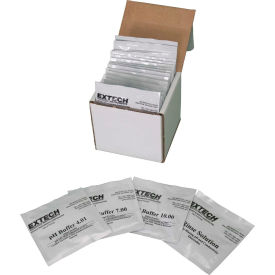 Tripak Buffer Pouches, pH 4.00, 7.00, 10.00 (6 Each), 2 Rinsing Solutions