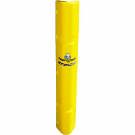 Corner Protector, Covers 4" x 4" of Corner, 42"H, Yellow