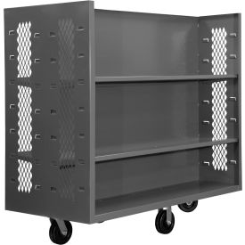 Double-Sided Clearview Stock Truck 8x30 - 4 Adjustable & 2 Fixed Shelves