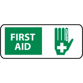 Pictorial OSHA Sign - Vinyl - First Aid