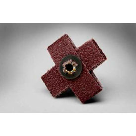 Cross Pad 341D, 1"W x 1"L x 3/8" Thick, 80 Grit