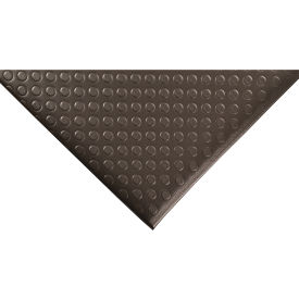 Bubble Sof-Tred 1/2" Thick Safety/Anti-Fatigue Floor Mat, 3' x 5' Black
