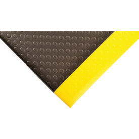 Bubble Sof-Tred 1/2" Thick Safety/Anti-Fatigue Floor Mat, 2' x 60' Black/Yellow