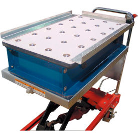 19"W Pop-Up Ball Transfer Platform, 32"L, 250lb Capacity
