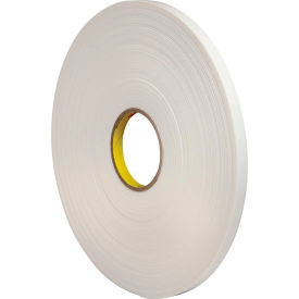 Double Sided Foam Tape 1/2" x 5 Yds. 1/32" Thick White