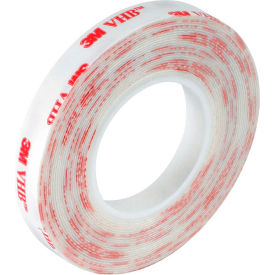 4920 Double Sided VHB Acrylic Foam Tape 1/2" x 5 Yds. 15 Mil White