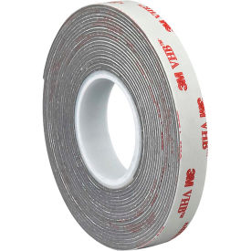 4941 Double Sided VHB Acrylic Foam Tape 1" x 5 Yds. 45 Mil Gray