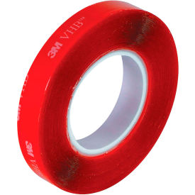 Double Sided VHB Acrylic Foam Tape 1/2" x 5 Yds. 20 Mil Clear