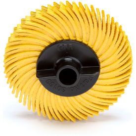 Radial Bristle Disc Thin Bristle 2" x 3/8" Ceramic 80 Grit