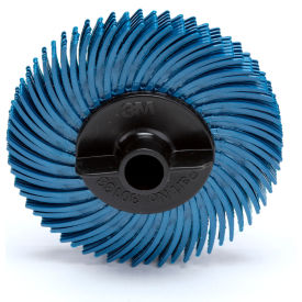 Radial Bristle Disc Thin Bristle 2" x 3/8" Ceramic 400 Grit