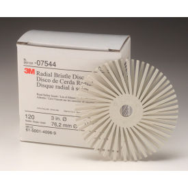 Radial Bristle Disc Thin Bristle 2" x 3/8" Ceramic 6 Micron Grit