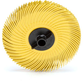 Radial Bristle Disc Thin Bristle 3" x 3/8" Ceramic 80 Grit