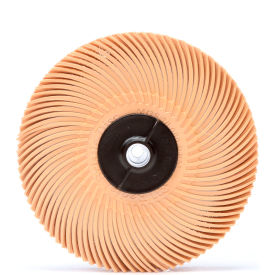 Radial Bristle Disc Thin Bristle 3" x 3/8" Ceramic 6 Micron Grit