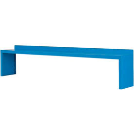 Stationary Riser Shelf, 72"W x 10-1/2"D, Blue