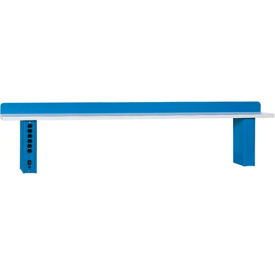 Adjustable Riser Shelf W/ Laminate Square Edge, 72"W x 15"D, Blue