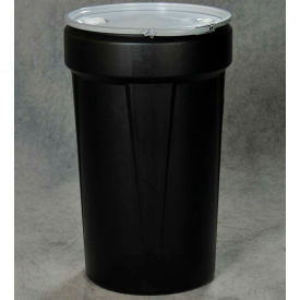 Plastic Lab Pack Drum 1655MBBG with Metal Lever Lock & Bung Lid - 55 Gallon
