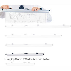 24" Hanging Clamps for 24" x 36" Sheets (Qty. 6)