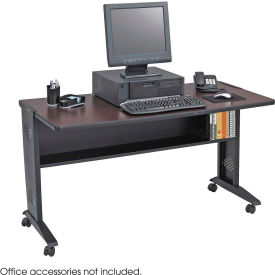 54"W Reversible Top Computer Desk with Casters