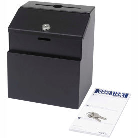 Steel Suggestion Box, Black