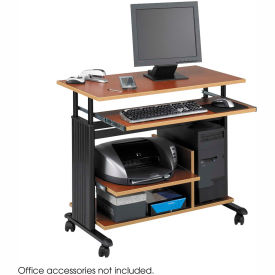 Muv Mini Tower Adjustable Height Workstation - Cherry