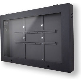 Indoor/Outdoor TV Enclosure for 57"-65" Monitors, Black