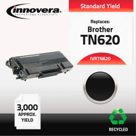 Remanufactured TN620 Laser Toner, 3000 Page-Yield, Black