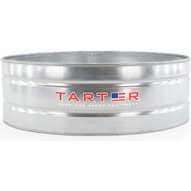 Galvanized Stock Tank 390 Gallon, 70-1/2 to 73-1/2"L x 70-1/2 to 73-1/2"W x 24"H