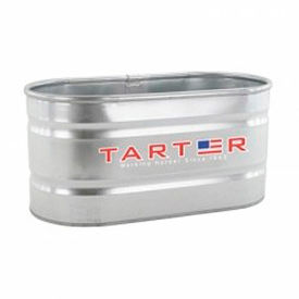 Galvanized Stock Tank 70 Gallon, 70-1/2 to 73-1/2"L x 10-1/2 to 13-1/2"W x 24"H