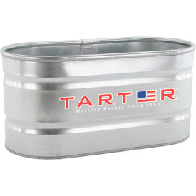 Galvanized Stock Tank 100 Gallon, 46-1/2 to 49-1/2"L x 22-1/2 to 25-1/2"W x 24"H
