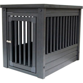 Two-In-One Table Dog Crate, Large, Espresso