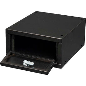 Argos Pistol Safe - 9-1/2"W x 11"D x 5"H, 2 Pistol Capacity, Key Lock, Sand