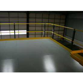 2-Rail Hand Rail/Kick Plate, Per Linear Foot